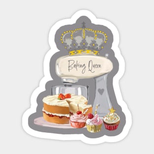 Baking queen Sticker